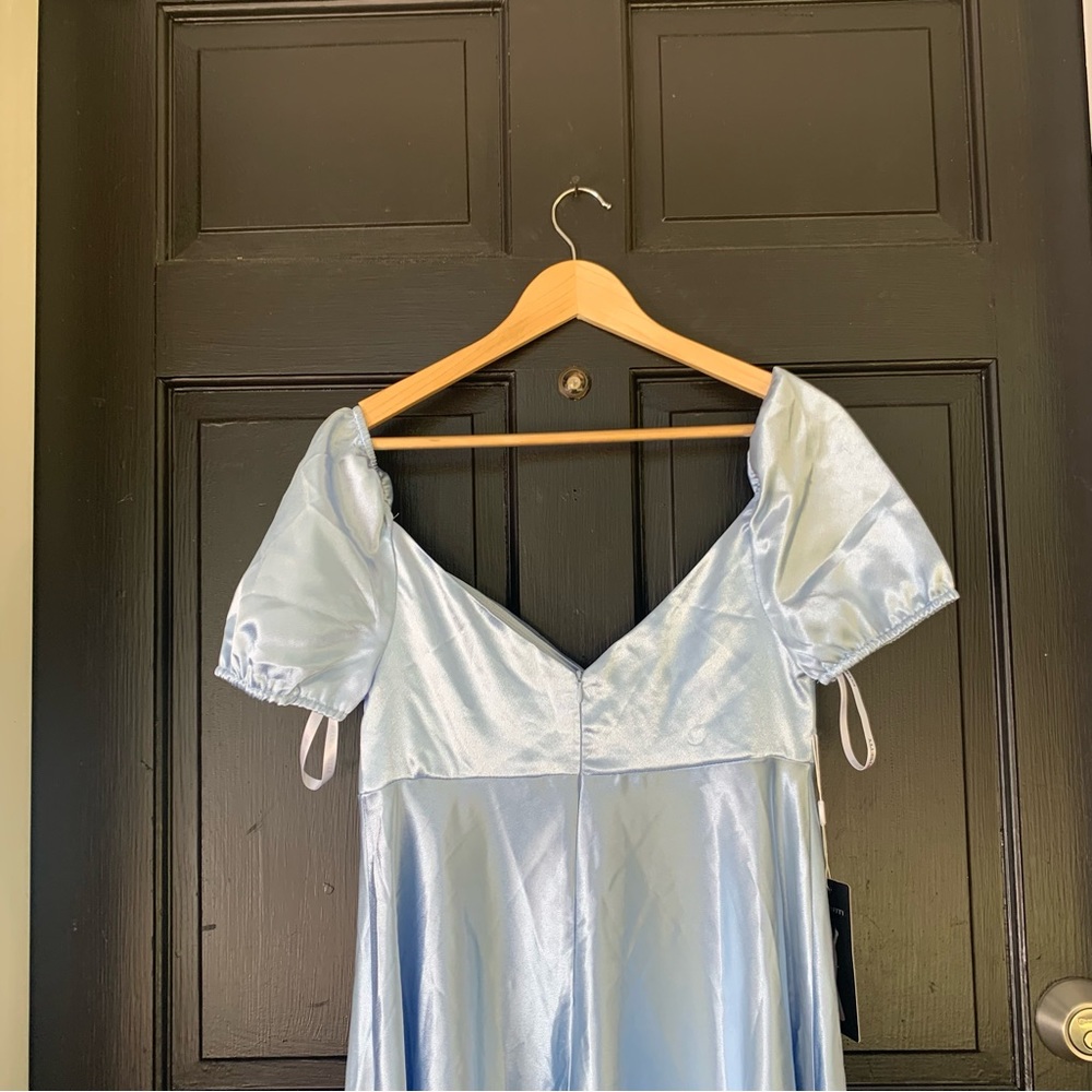 Ever Pretty Maternity Puff Sleeve Sweetheart Neck Maxi Dress - Picture 9 of 10